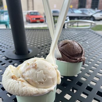 Owowcow Creamery - two scoops of ice cream - Ice Cream & Frozen Yogurt Near Me - Easton, Pennsylvania
