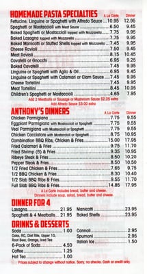 Menu photo 5 Anthony's Pizzeria Northlake, IL Menu photo 5 Anthony's Pizzeria Northlake, IL