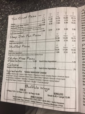 Menu photo 2 Old World Pizza Fat Ricky's Plainfield, IL Menu photo 2 Old World Pizza Fat Ricky's Plainfield, IL