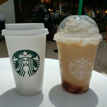 Starbucks - Grande Carmel Macchiato,nonfat, no foam, triple shot temp to 175 and Smores Frap with Almond Milk and other added ingrediants. - Coffee & Tea Near Me - Sarasota, Florida Starbucks - Grande Carmel Macchiato,nonfat, no foam, triple shot temp to 175 and Smores Frap with Almond Milk and other added ingrediants. - Coffee & Tea Near Me - Sarasota, Florida