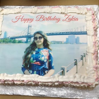 CUSTOM CAKES NYC - Red velvet and cream cheese. Tasted pretty good. The picture was also put nicely - Custom Cakes Near Me - Jamaica, New York