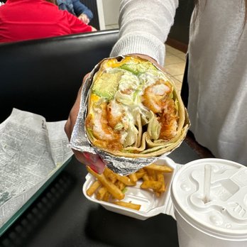 JLB Eatery - Stuffed shrimp wrap - Burgers Near Me - Friendswood, Texas