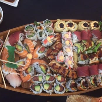 Yamafuji - Boat full of specialty sushi rolls, you won't leave hungry - Japanese Near Me - Front Royal, Virginia