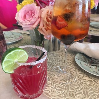 Bloom & Bee - Hibiscus Margarita and Rose Sangria - New American Near Me - Houston, Texas Bloom & Bee - Hibiscus Margarita and Rose Sangria - New American Near Me - Houston, Texas
