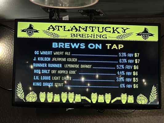 Menu photo 5 Atlantucky Brewing Atlanta, GA Menu photo 5 Atlantucky Brewing Atlanta, GA