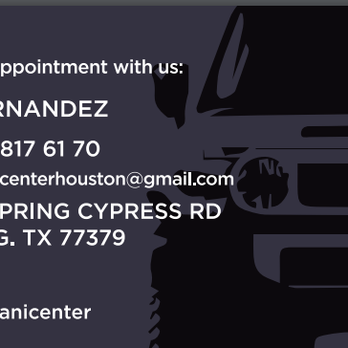 Houston Mechanic Center - Auto Repair Near Me - Spring, Texas Houston Mechanic Center - Auto Repair Near Me - Spring, Texas