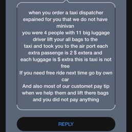 This is what the response back was.