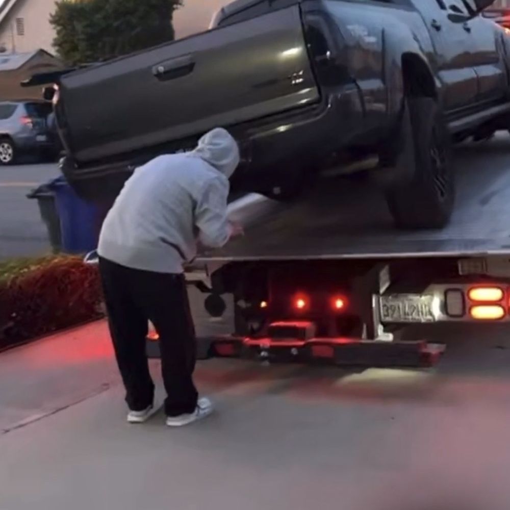 My Tacoma crashed and crooked and made it home My Tacoma crashed and crooked and made it home
