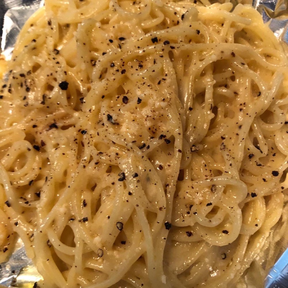 Bogart's Cafe - Cacio e Pepe Pasta (highly recommend this dish) - Breakfast & Brunch Near Me - Honolulu, Hawaii Bogart's Cafe - Cacio e Pepe Pasta (highly recommend this dish) - Breakfast & Brunch Near Me - Honolulu, Hawaii