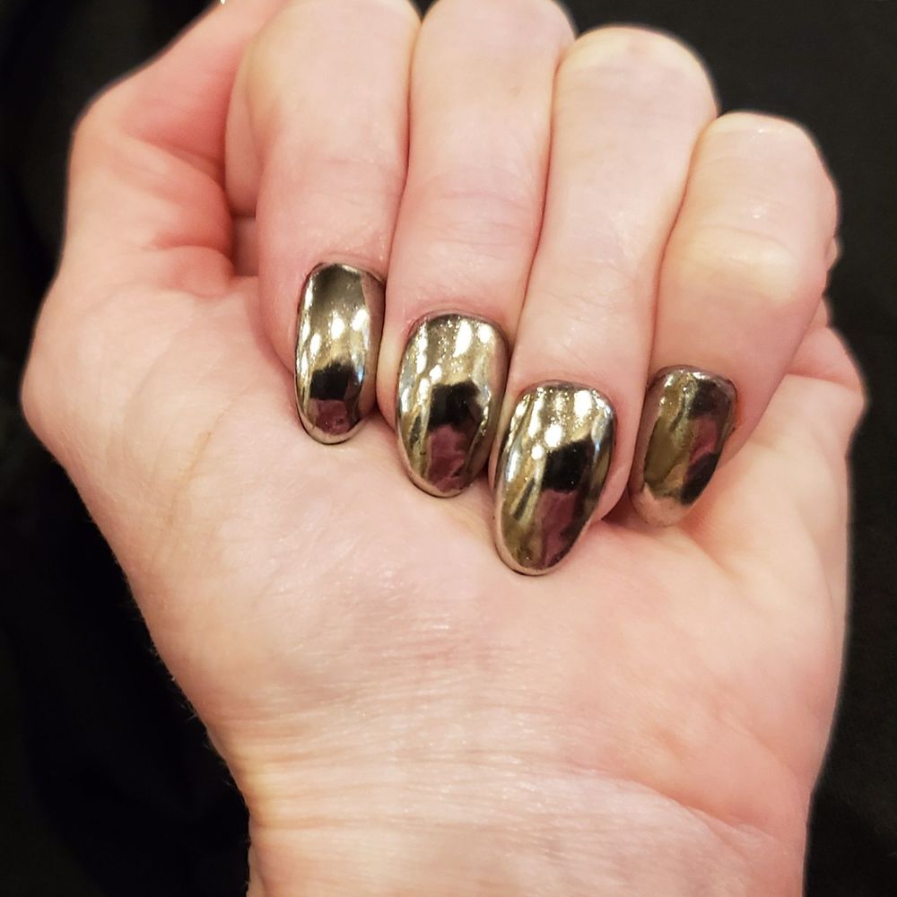 Allure Spa Nails Bar - Chrome SNS nails. - Waxing Near Me - Decatur, Georgia