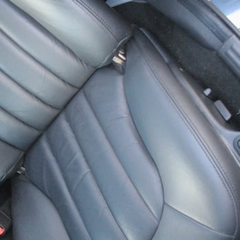 Auto Interior Renew - Leather seat after "Renewal" - Auto Detailing Near Me