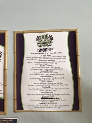 Menu photo 7 Big Island Bowls Newberry, FL