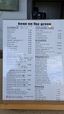 Menu photo 1 Bean On The Green Kaneohe, HI