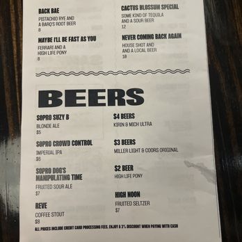 Big Trouble - Drink menu 2 - Noodles Near Me - Hattiesburg, Mississippi Big Trouble - Drink menu 2 - Noodles Near Me - Hattiesburg, Mississippi