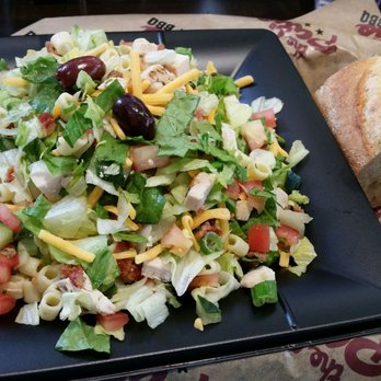 The Patio - Chopped salad with cheddar instead of blue cheese - Barbeque Near Me - Aurora, Illinois