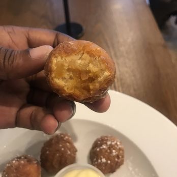 Vicious Biscuit - Inside the fritter. Fresh savory sweet potatoes - Coffee & Tea Near Me - Mount Pleasant, South Carolina Vicious Biscuit - Inside the fritter. Fresh savory sweet potatoes - Coffee & Tea Near Me - Mount Pleasant, South Carolina