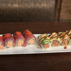 Old Dominion Grill and Sushi - Red Dragon Roll and Godzilla Roll