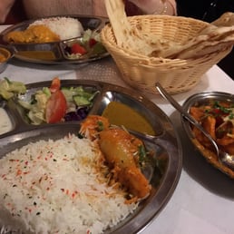 King prawns tandoori with Nan bread King prawns tandoori with Nan bread