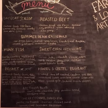 Clean Slate Eatery - Tonight's menu - Vegetarian Near Me - West Dennis, Massachusetts