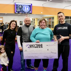Anytime Fitness - Winner with the Manager, Assistant Manager and a Trainer!