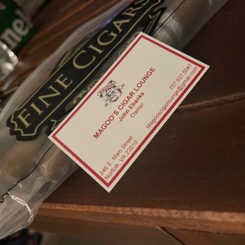 Magoo’s Cigar Lounge - Business card - Cigar Bars Near Me - Norfolk, Virginia Magoo’s Cigar Lounge - Business card - Cigar Bars Near Me - Norfolk, Virginia