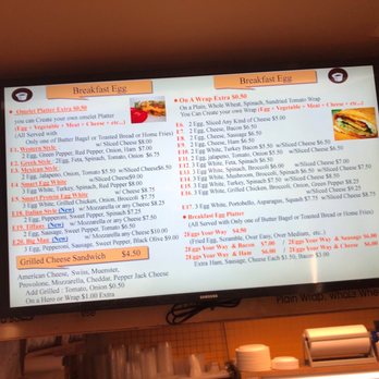 NY Bagels & Cafe - Second page of breakfast menu - Bagels Near Me - New York, New York NY Bagels & Cafe - Second page of breakfast menu - Bagels Near Me - New York, New York