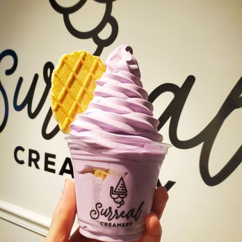 Surreal Creamery - Taro softserve - Ice Cream & Frozen Yogurt Near Me - Bryn Mawr, Pennsylvania Surreal Creamery - Taro softserve - Ice Cream & Frozen Yogurt Near Me - Bryn Mawr, Pennsylvania