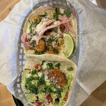 Torchy's Tacos - Baja Shrimp Taco and Mr. Orange Taco - Tex-Mex Near Me - Dallas, Texas
