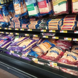 Walmart Supercenter - The shelf below small blocks of cheese was almost completely empty. Didnt get my block of pepper jack again