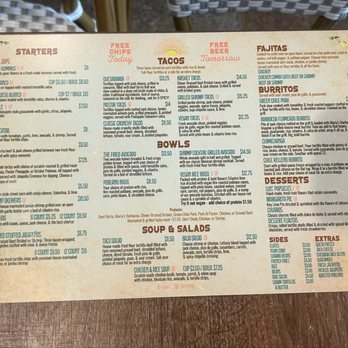 Tacos and Avocados - Menu - Tacos Near Me - Carrollton, Texas