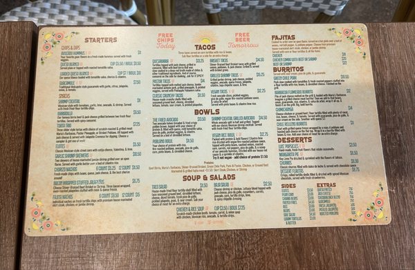 Menu photo 8 Tacos and Avocados Carrollton, TX
