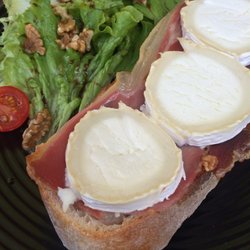 Empreintes Vegetales - Tartine chèvre jambon de pays