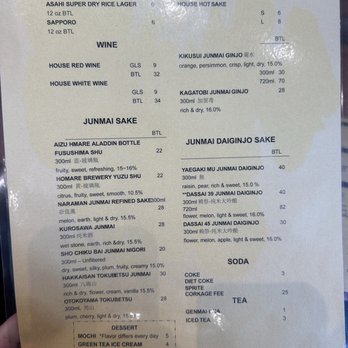 Noma Sushi - Menu May 2026 - Sushi Bars Near Me - San Mateo, California