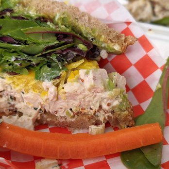 The Picnic Basket - Chicken salad sandwich came with pickled carrots. - Breakfast & Brunch Near Me - Santa Cruz, California