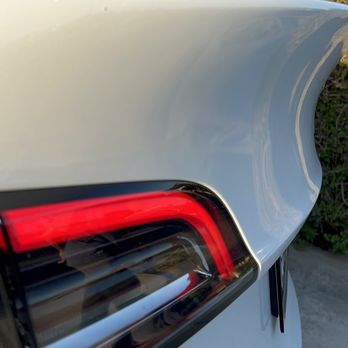 Patterson's Collision Center - In real life you can see multiple paint imperfections above the tail light - Body Shops Near Me - Valencia, California Patterson's Collision Center - In real life you can see multiple paint imperfections above the tail light - Body Shops Near Me - Valencia, California