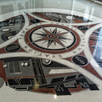 Uptown Station - Amtrak Floor Engraving - Train Stations Near Me - Normal, Illinois