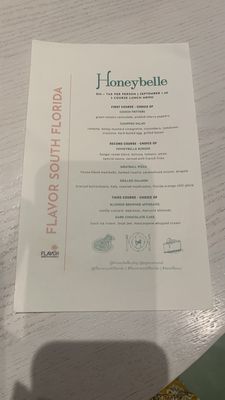 Menu photo 1 Honeybelle Palm Beach Gardens, FL Menu photo 1 Honeybelle Palm Beach Gardens, FL