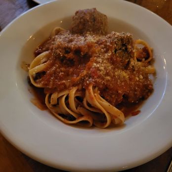 Piccola Italia Bistro - Fettuccini bolognese with meatballs - Italian Near Me - Tampa, Florida