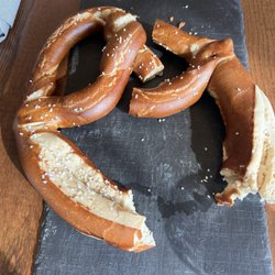 Alcona Brew Haus - The Haus pretzel (had already dove into it before i remembered to take a picture)