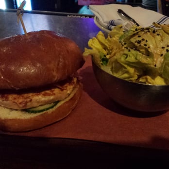 Republic Gastropub - Mmmm, miso salmon burger. - Gastropubs Near Me - Bloomfield, Connecticut Republic Gastropub - Mmmm, miso salmon burger. - Gastropubs Near Me - Bloomfield, Connecticut