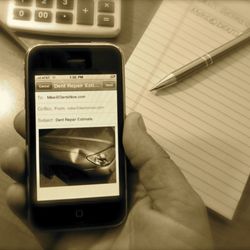 Dents Now Paintless Dent Repair - Text a photo for an estimate!