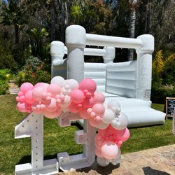 Little Ones Party - The manny bounce house and marquee numbers available
