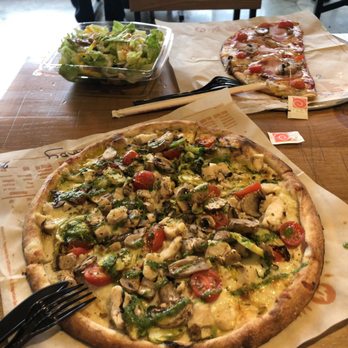 Blaze Pizza - Pesto chicken and other staff - Pizza Near Me - Atlanta, Georgia