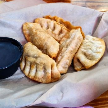 The Reef - My Niece ordered Pot stickers and here they are. - Chicken Wings Near Me - Pensacola Beach, Florida The Reef - My Niece ordered Pot stickers and here they are. - Chicken Wings Near Me - Pensacola Beach, Florida