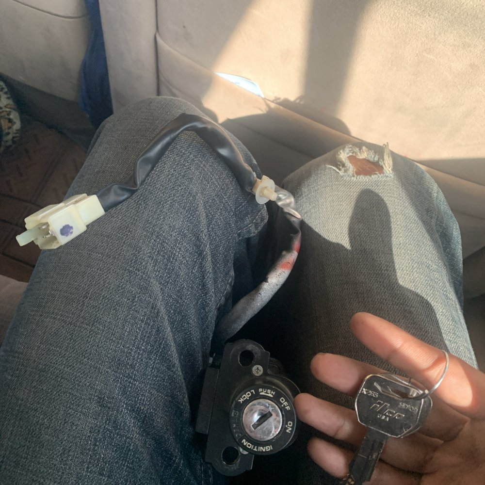 Motorcycle ignition and The new set of keys!