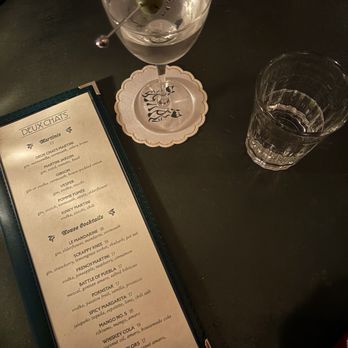 Deux Chats - Menu, deux chats martini - Bars Near Me - Brooklyn, New York