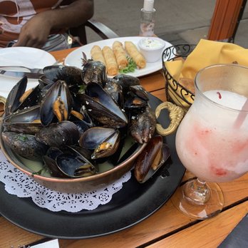 Opera Cafe Lounge - Steamed Mussels/white sauce - Turkish Near Me - Brooklyn, New York Opera Cafe Lounge - Steamed Mussels/white sauce - Turkish Near Me - Brooklyn, New York