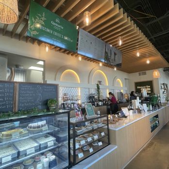Qamaria Yemeni Coffee - The pastry case as you enter to give your order. - Desserts Near Me - Redmond, Washington
