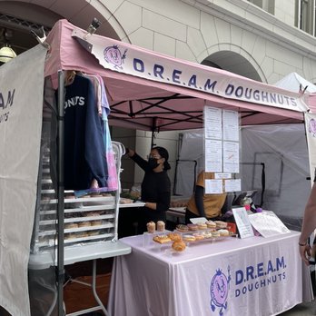 DREAM Doughnuts - Ferry Building Farmer's Market stand - Donuts Near Me - San Francisco, California