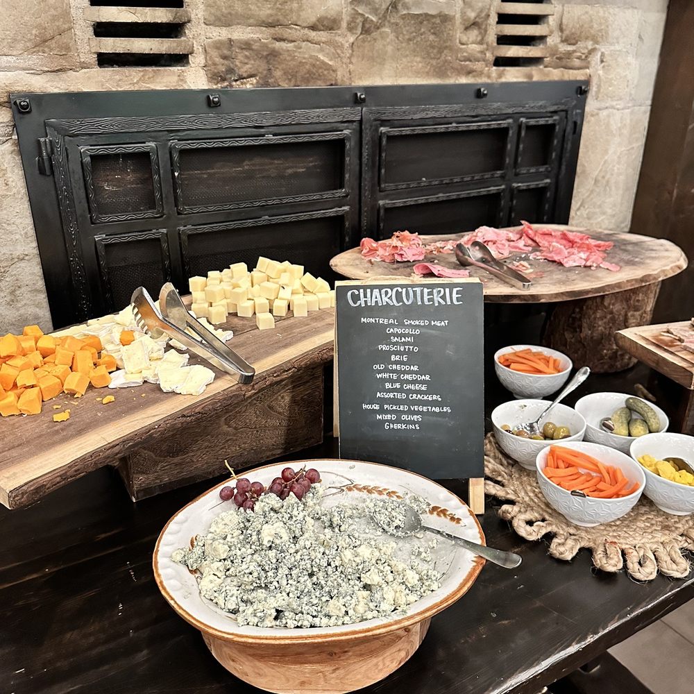 Ancaster Mill - a variety of cheeses and dips - Canadian (New) Near Me - Ancaster, Ontario